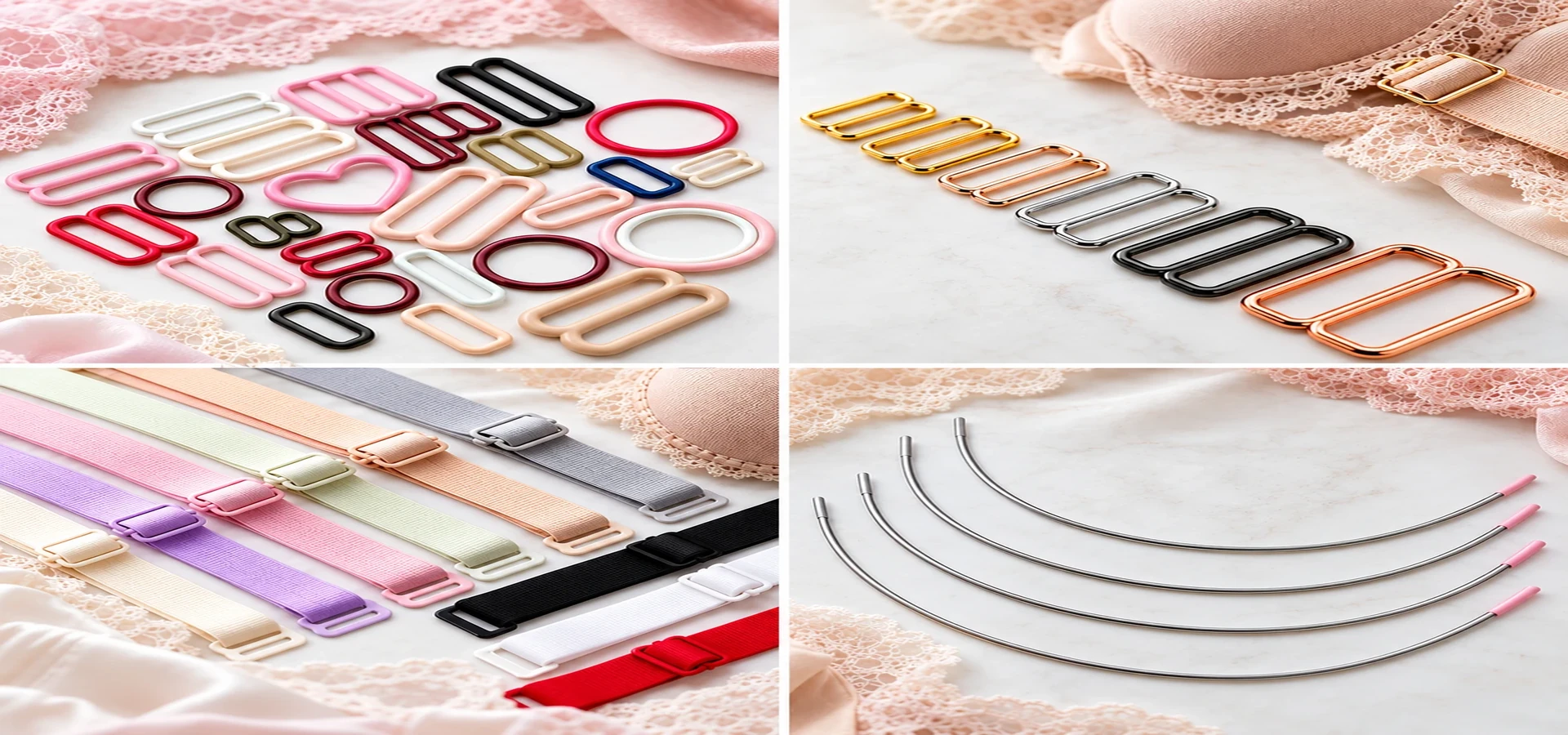 SWIMSUIT RING - BSWIMSUIT ADJUSTER - SWIMSUIT SLIDES